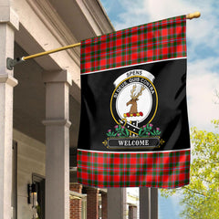Clan Spens (or Spence) Tartan Crest Garden Flag - Welcome NV88 Clan Spens Tartan Today
