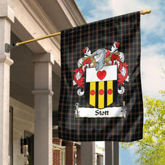 Clan Stott Tartan Crest Garden Flag NB94 Clan Garden Tartan Today