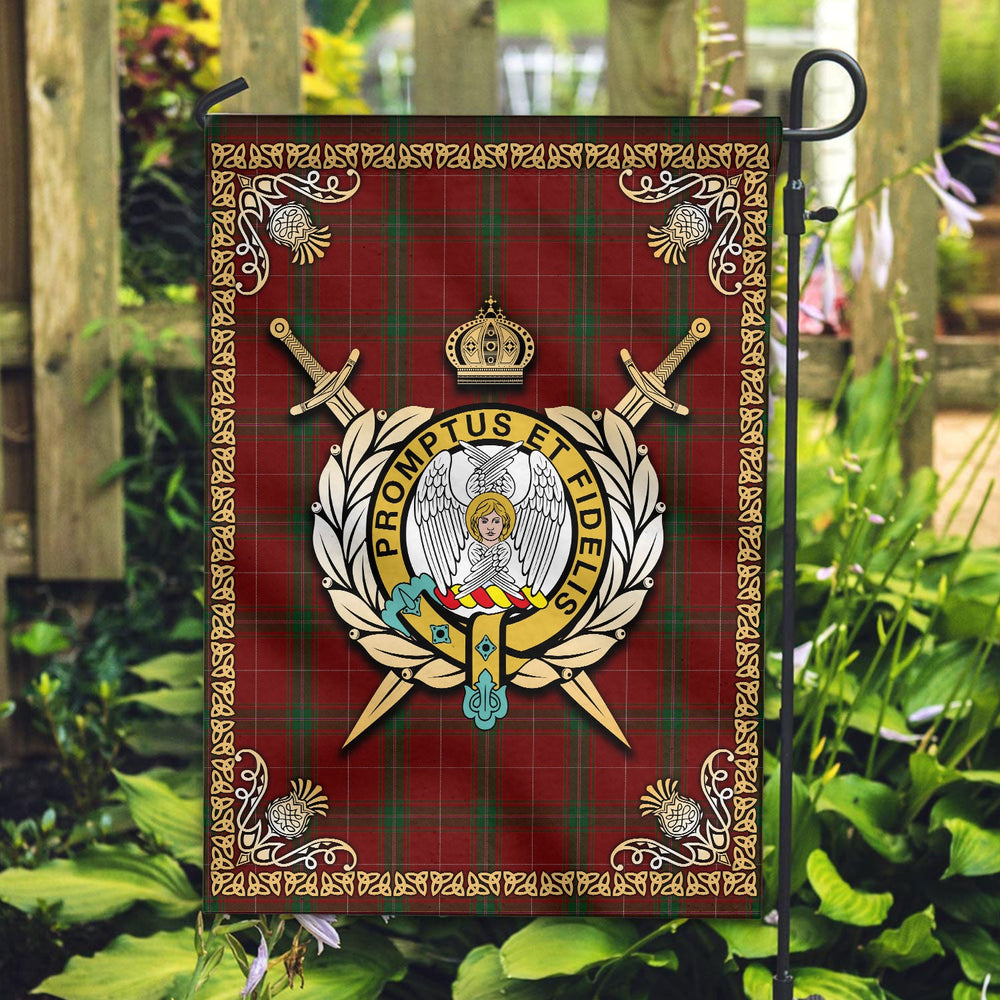 Clan Carruthers Tartan Crest Garden Flag - Celtic Thistle YV22 Clan Carruthers Tartan Today