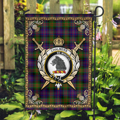 Clan Chalmers Tartan Crest Garden Flag - Celtic Thistle DP29 Clan Chalmers Tartan Today