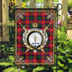 Clan Charteris (Earl of Wemyss) Tartan Crest Garden Flag - Celtic Thistle MQ72 Clan Wemyss Tartan Today
