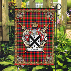 Clan Christie Tartan Crest Garden Flag - Celtic Thistle GA63 Clan Christie Tartan Today