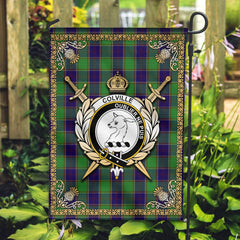 Clan Colville Tartan Crest Garden Flag - Celtic Thistle ZN95 Clan Colville Tartan Today