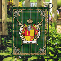 Clan Cross Tartan Crest Black Garden Flag - Gold Thistle XY94 Clan Ross Tartan Today