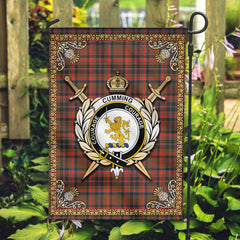 Clan Cumming Hunting Weathered Tartan Crest Garden Flag - Celtic Thistle KA53 Clan Cumming Tartan Today