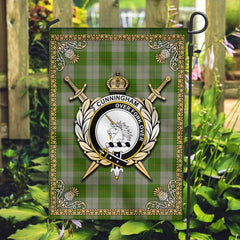 Clan Cunningham Dress Green Dancers Tartan Crest Garden Flag - Celtic Thistle QP97 Clan Cunningham Tartan Today