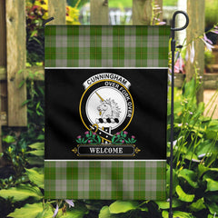 Clan Cunningham Dress Green Dancers Tartan Crest Garden Flag - Welcome AB36 Clan Cunningham Tartan Today