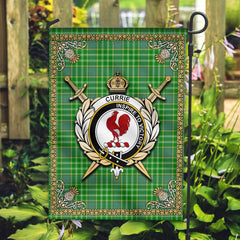 Clan Currie or Curry Tartan Crest Garden Flag - Celtic Thistle LS33 Clan Currie Tartan Today
