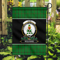 Clan Don Tartan Crest Garden Flag - Welcome VO82 Clan Don Tartan Today