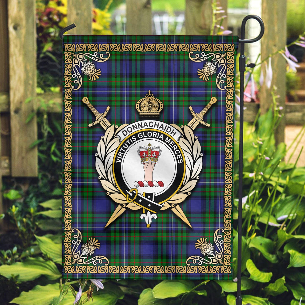 Clan Donnachaidh Tartan Crest Garden Flag - Celtic Thistle JJ82 Clan Don Tartan Today