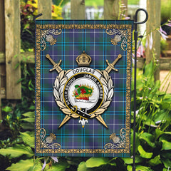 Clan Douglas Modern Tartan Crest Garden Flag - Celtic Thistle HK82 Clan Douglas Tartan Today