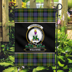 Clan Ferguson Tartan Crest Garden Flag - Welcome TJ72 Clan Garden Tartan Today