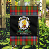 Clan Forrester Tartan Crest Garden Flag - Welcome LH60 Clan Forrester Tartan Today
