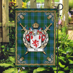 Clan Fox Hunting Tartan Crest Garden Flag - Celtic Thistle LW80 Clan Garden Tartan Today