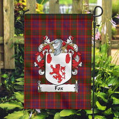 Clan Fox Red Tartan Crest Garden Flag AY76 Clan Garden Tartan Today