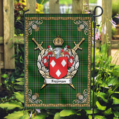 Clan Freeman Tartan Crest Garden Flag - Celtic Thistle EZ22 Clan Garden Tartan Today