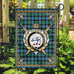 Clan Galbraith Ancient Tartan Crest Garden Flag - Celtic Thistle NX41 Clan Rait Tartan Today