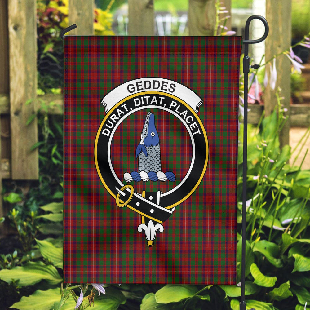 Clan Geddes Tartan Crest Garden Flag JA98 Clan Ged Tartan Today