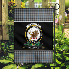 Clan Gladstone Tartan Crest Garden Flag - Welcome OS92 Clan Garden Tartan Today