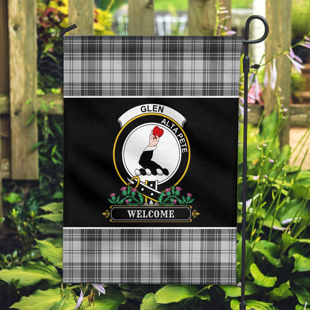 Clan Glen Tartan Crest Garden Flag - Welcome VC41 Clan Glen Tartan Today