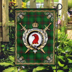 Clan Halkerston Tartan Crest Garden Flag - Celtic Thistle ZA44 Clan Halkerston Tartan Today