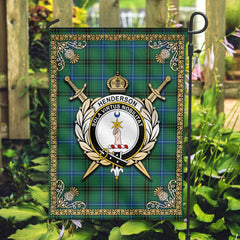 Clan Henderson Ancient Tartan Crest Garden Flag - Celtic Thistle PO50 Clan Henderson Tartan Today