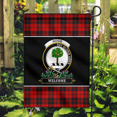 Clan Hogg Tartan Crest Garden Flag - Welcome NQ34 Clan Hogg Tartan Today