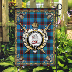 Clan Home Ancient Tartan Crest Garden Flag - Celtic Thistle PM21 Clan Home/Hume Tartan Today