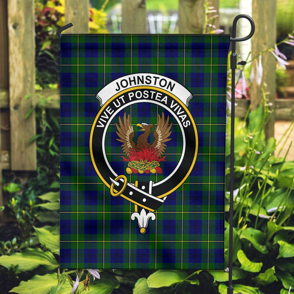 Clan Johnston of Caskieben Modern Tartan Crest Garden Flag HJ19 Clan Johnston Tartan Today