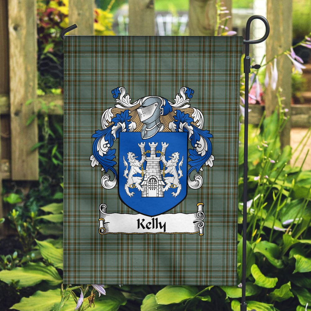 Clan Kelly Dress Tartan Crest Garden Flag BI25 Clan Kelly Tartan Today