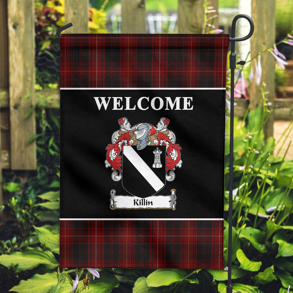 Clan Killin Tartan Crest Black Garden Flag XH29 Clan Garden Tartan Today