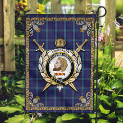 Clan Kirkcaldy Tartan Crest Garden Flag - Celtic Thistle DT86 Clan Kirk Tartan Today