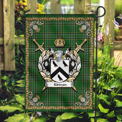 Clan Kirwan Tartan Crest Garden Flag - Celtic Thistle NG65 Clan Garden Tartan Today