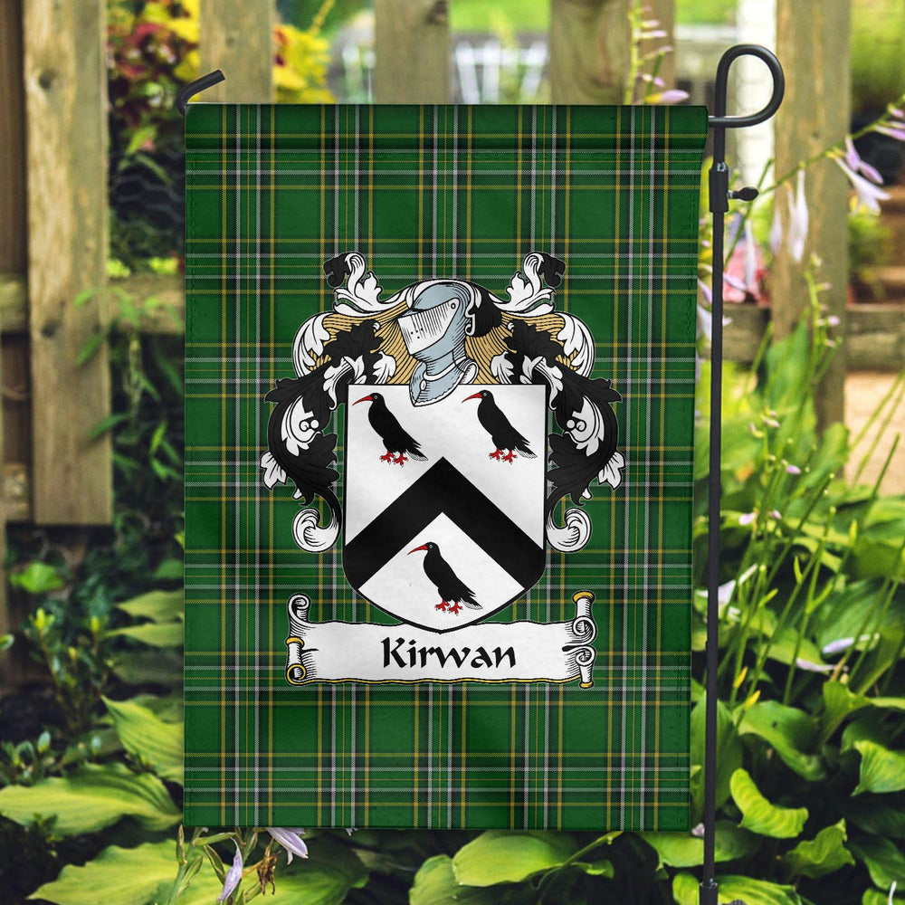 Clan Kirwan Tartan Crest Garden Flag CX81 Clan Garden Tartan Today