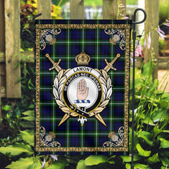 Clan Lamont Modern Tartan Crest Garden Flag - Celtic Thistle HD58 Clan Lamont Tartan Today
