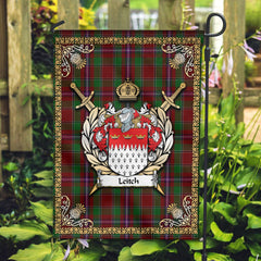 Clan Leitch Tartan Crest Garden Flag - Celtic Thistle XY20 Clan Garden Tartan Today