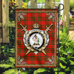 Clan Livingstone Tartan Crest Garden Flag - Celtic Thistle WN73 Clan Livingstone Tartan Today