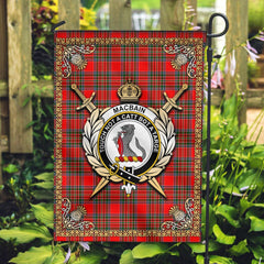 Clan MacBain Tartan Crest Garden Flag - Celtic Thistle RT16 Clan MacBain Tartan Today