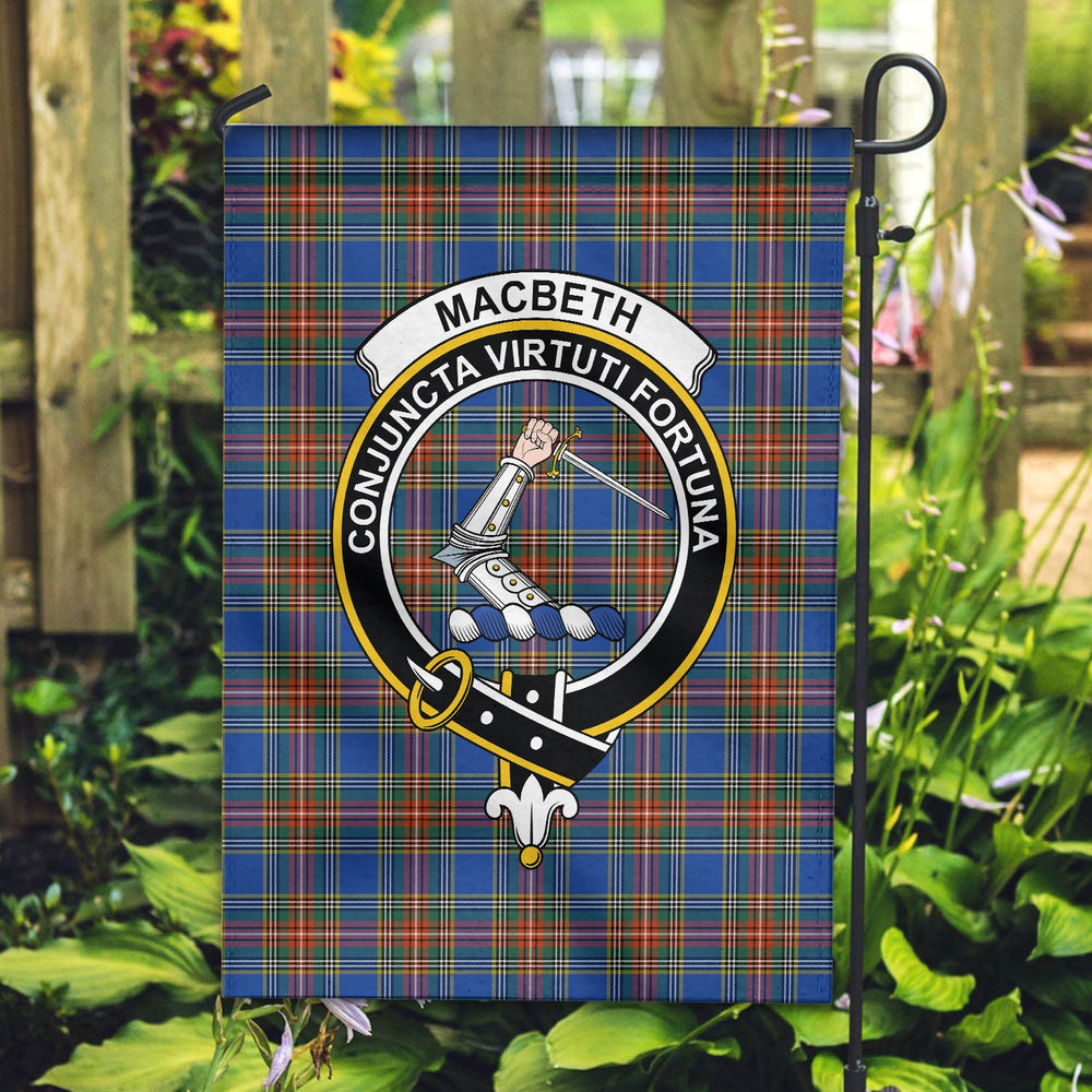 Clan MacBeth Ancient Tartan Crest Garden Flag CU17 Clan MacBeth Tartan Today