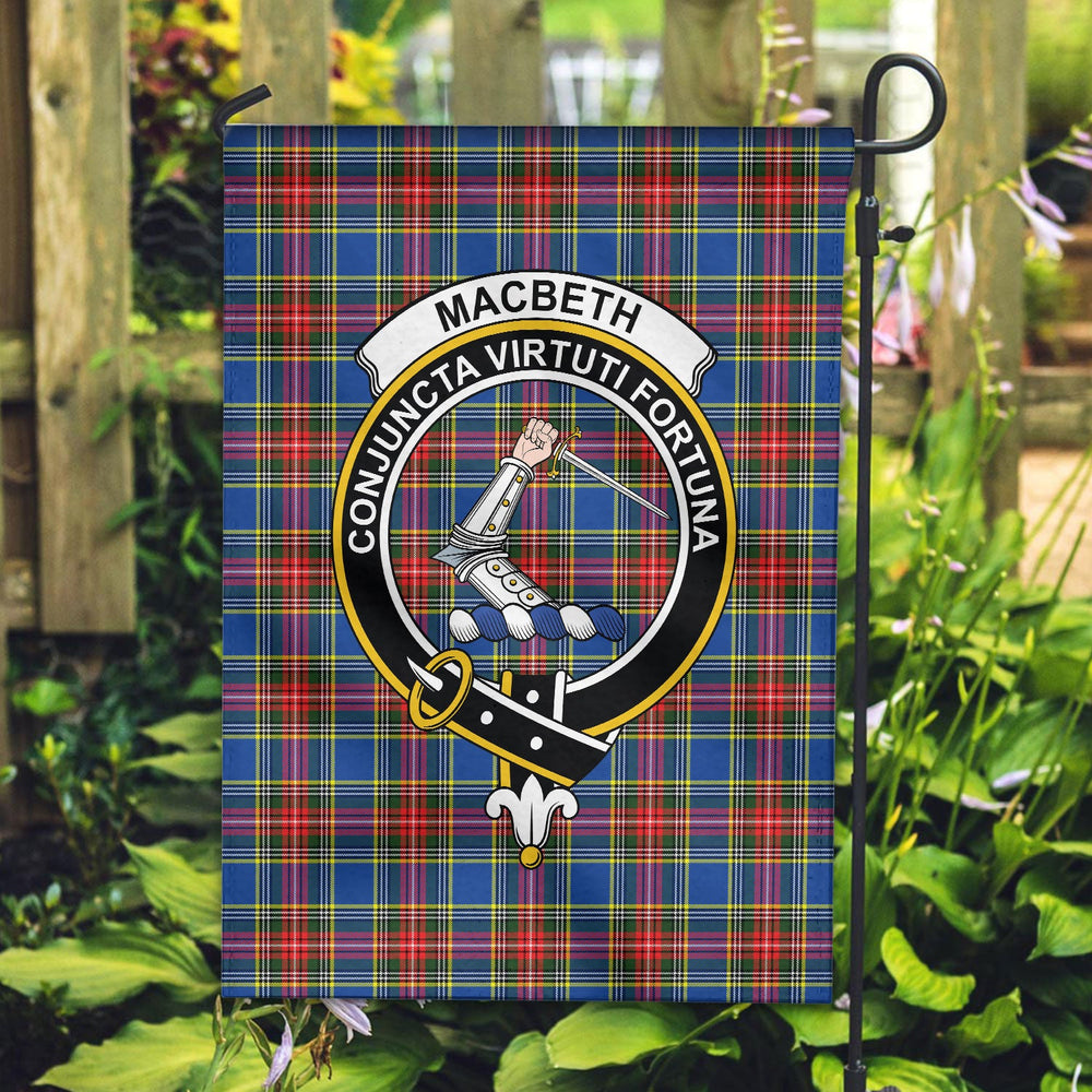 Clan MacBeth Modern Tartan Crest Garden Flag ZU64 Clan MacBeth Tartan Today