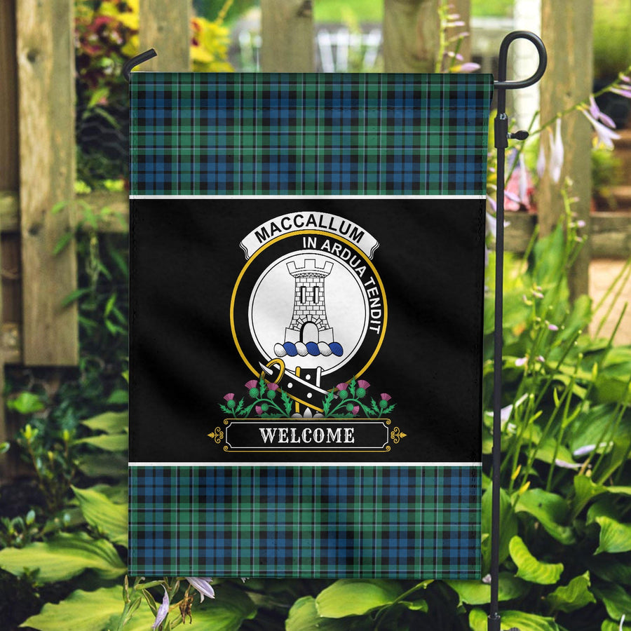 Clan MacCallum Ancient Tartan Crest Garden Flag