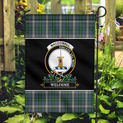 Clan MacDowall Tartan Crest Garden Flag - Welcome FG86 Clan MacDowall Tartan Today