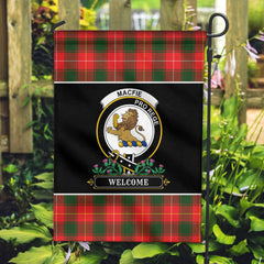 Clan MacFie Tartan Crest Garden Flag - Welcome CA24 Clan MacPhee_MacFie Tartan Today