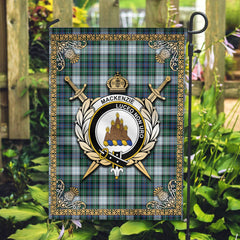 Clan MacKenzie Dress Ancient Tartan Crest Garden Flag - Celtic Thistle AL22 Clan Garden Clan MacKenzie