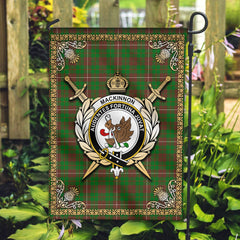 Clan MacKinnon Hunting Modern Tartan Crest Garden Flag - Celtic Thistle FL89 Clan MacKinnon Tartan Today