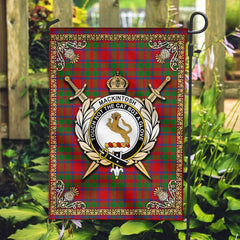 Clan MacKintosh Modern Tartan Crest Garden Flag - Celtic Thistle HG38 Clan MacKintosh / MacIntosh Tartan Today