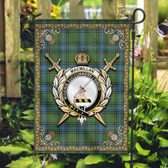Clan MacMillan Hunting Ancient Tartan Crest Garden Flag - Celtic Thistle DO79 Clan MacMillan Tartan Today