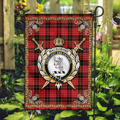 Clan MacSuibhne Tartan Crest Garden Flag - Celtic Thistle OE19 Clan Garden Tartan Today