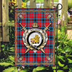 Clan MacTavish Modern Tartan Crest Garden Flag - Celtic Thistle NL23 Clan MacTavish Tartan Today