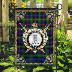 Clan Malcolm Tartan Crest Garden Flag - Celtic Thistle HZ93 Clan Malcolm Tartan Today